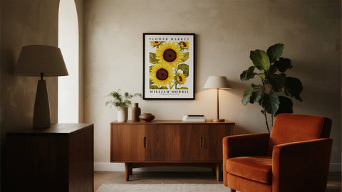 Vintage Sunflower Print: A Classic Touch for Every Room