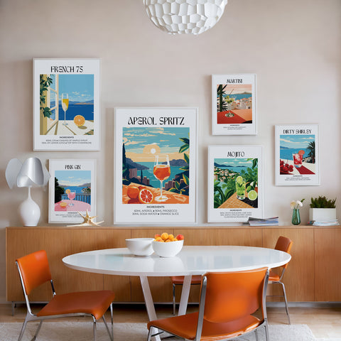 Henri Matisse inspired posters for modern home decor