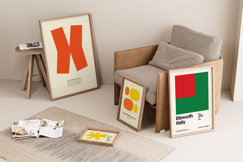 Ellsworth Kelly Inspired Art Prints