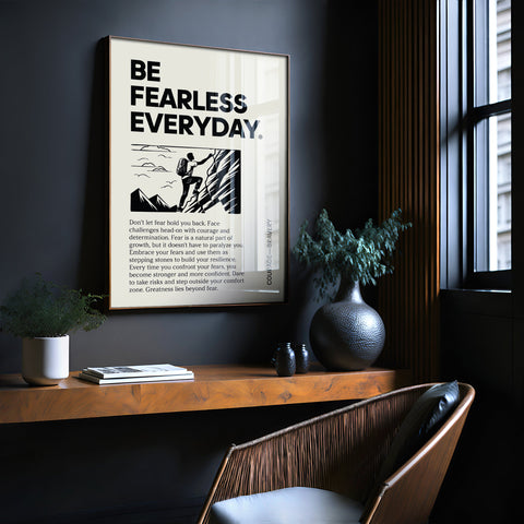 Home office wall prints featuring stylish and motivational designs.