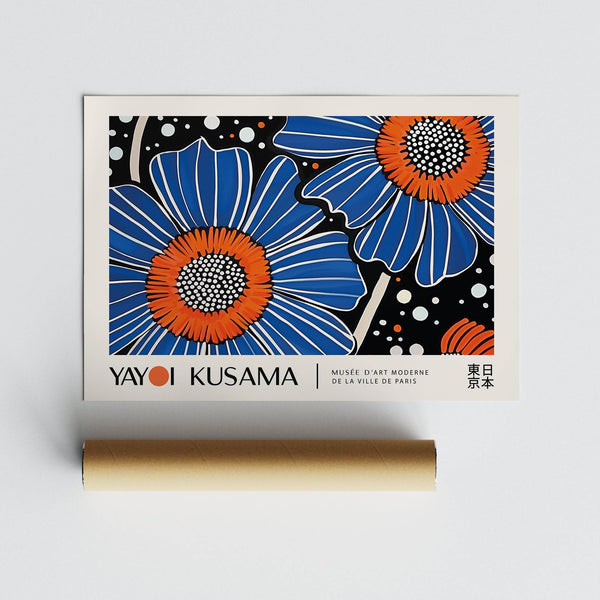 Contemporary unique flower art with intricate patterns.