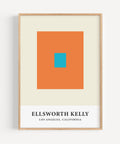 Ellsworth Kelly Los Angeles California Wall Art Orange