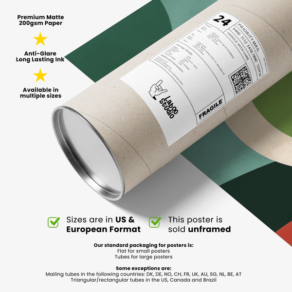 Contemporary golf wall art with simplified course layout and curved track lines