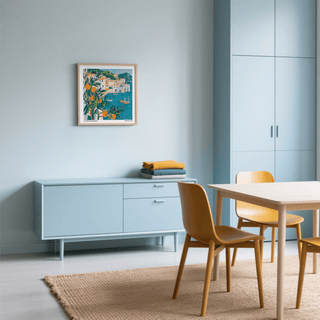 Coast of Amalfi wall art for kitchen and dining rooms