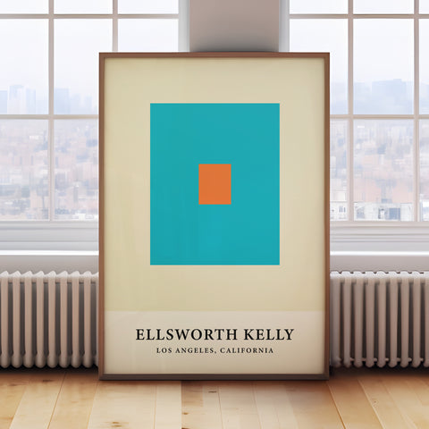 Ellsworth Kelly Inspired Colour Block Art
