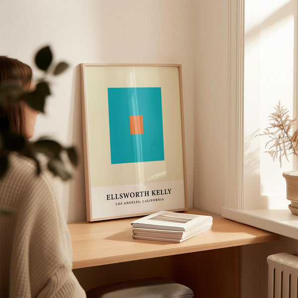 Mid-century modern wall office art designed for sophisticated interiors