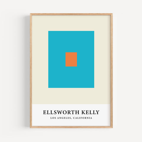 Ellsworth Kelly Inspired Colour Block Art
