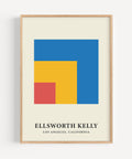 Ellsworth Kelly primary colours geometric print for modern interiors
