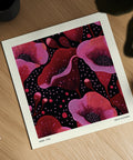 High-quality art print of kusama bloom, ideal for home decor or as a gift for art enthusiasts and fans of unique design