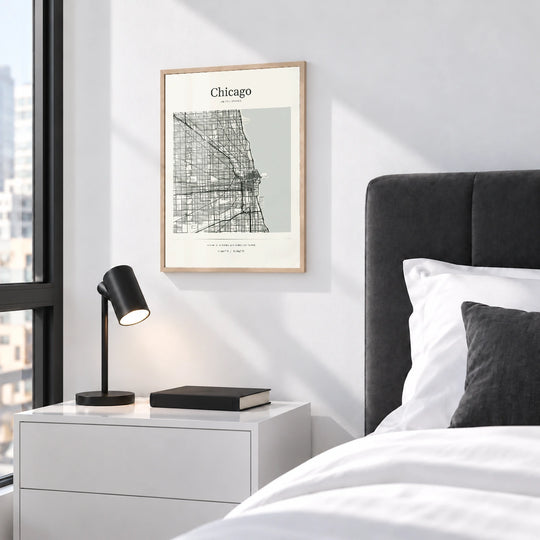 Chicago Map Print — Personalised City Atlas