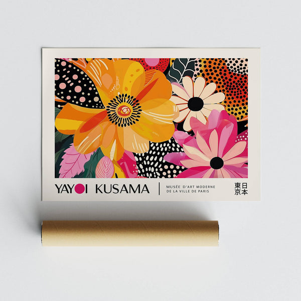 framed floral poster art for contemporary interiors