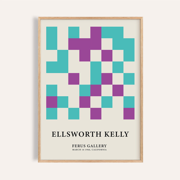 Ellsworth Kelly pictures featuring bold geometric block design