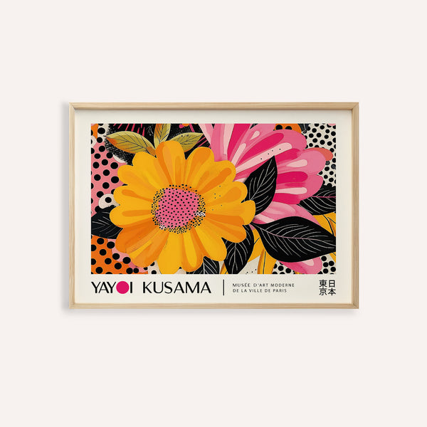 floral landscape paintings with vivid colours