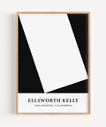 Ellsworth Kelly black and white abstract wall art for modern interiors
