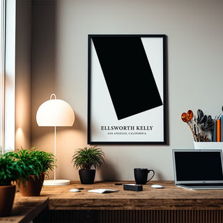 Abstract black and white office wall art perfect for professionals