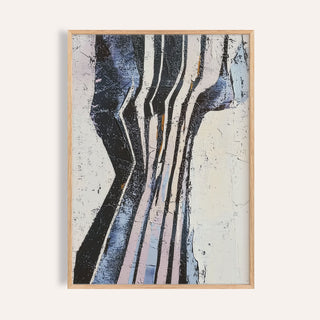 Black and pink geometric print from wabi sabi art collection