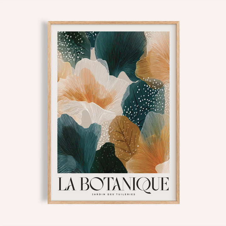 Burnt orange and green posters of autumn for seasonal wall decor