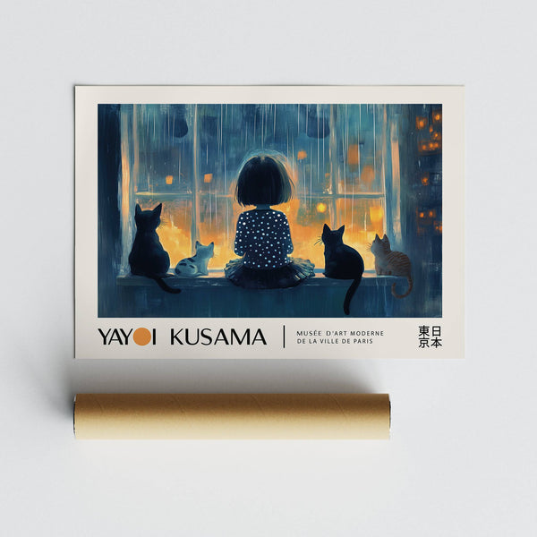 framed cat wall decor for kids’ rooms