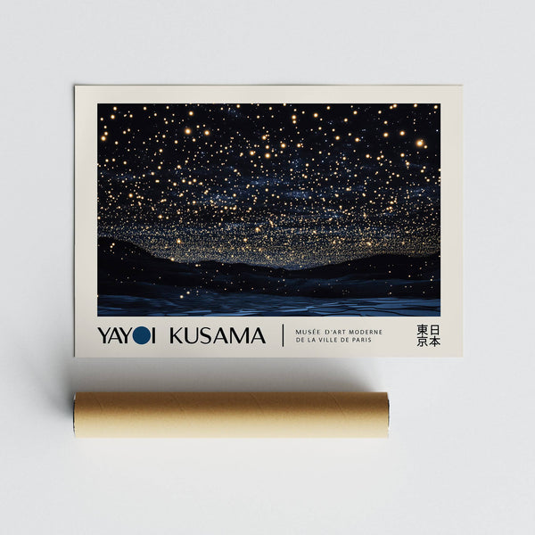 framed night sky art print with dreamy contrast