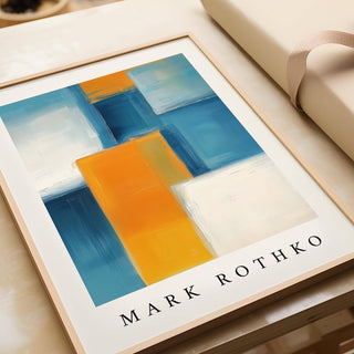 expressive blue and yellow wall art for modern spaces