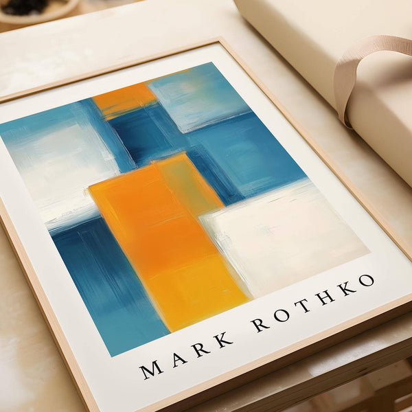 expressive blue and yellow wall art for modern spaces