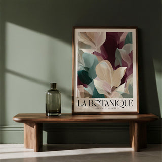 Large prints for living room with earthy tones and natural forms