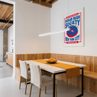 Donut Wall Art featuring red sprinkles for living room wall art