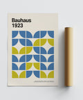 Poster design labeled Bauhaus 1923, used as Modern Office Wall Decor.