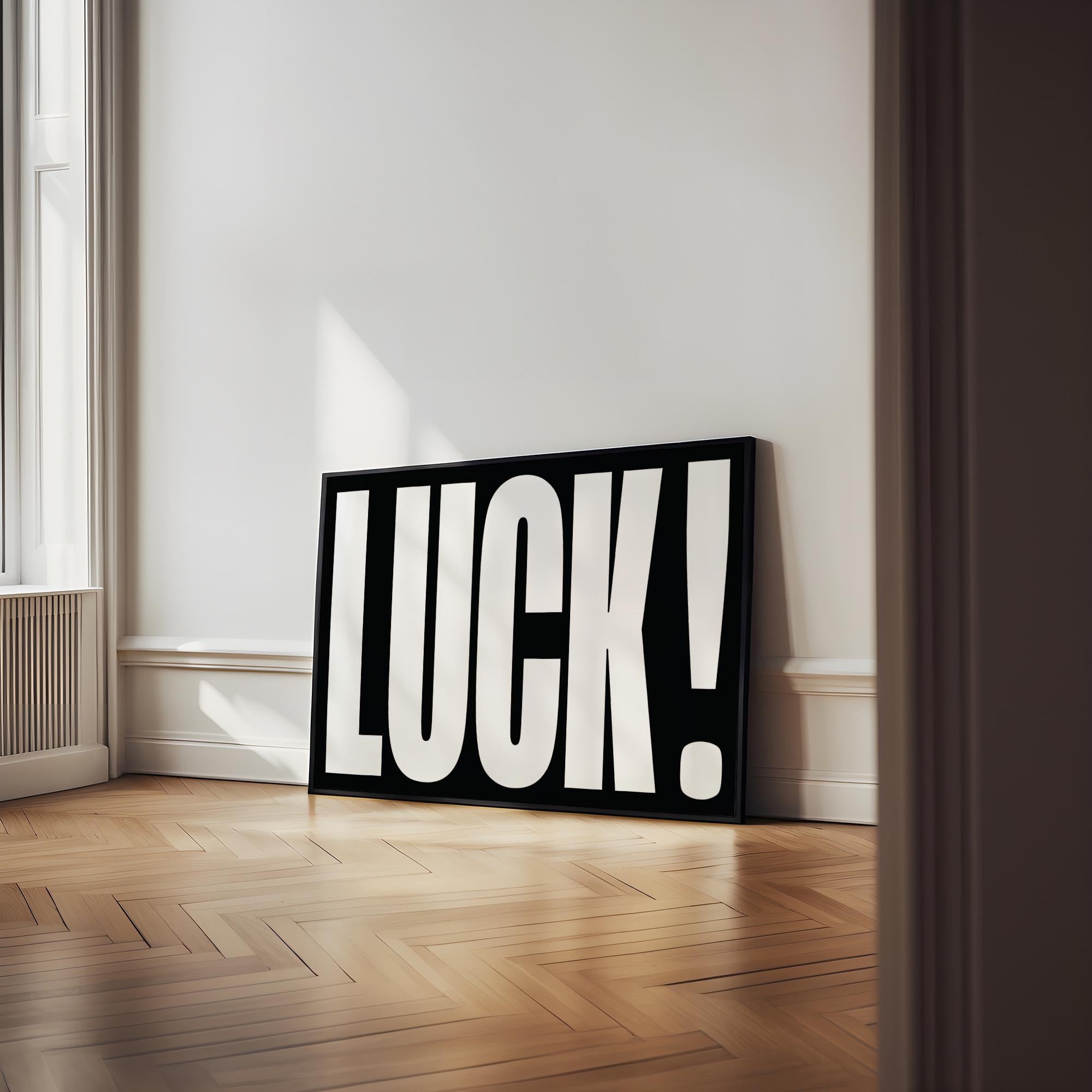 LUCK Typography