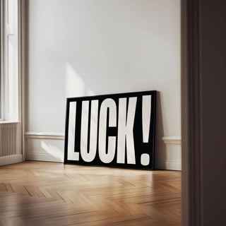 Positive message wall art ideal for minimalist lucky gifts