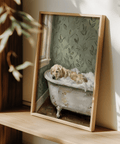 Golden Retriever Wall Art featuring White highlights, nursery wall art option
