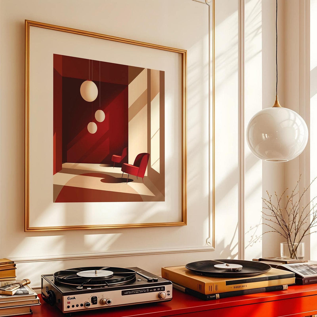 Modern interior architecture art for home decor