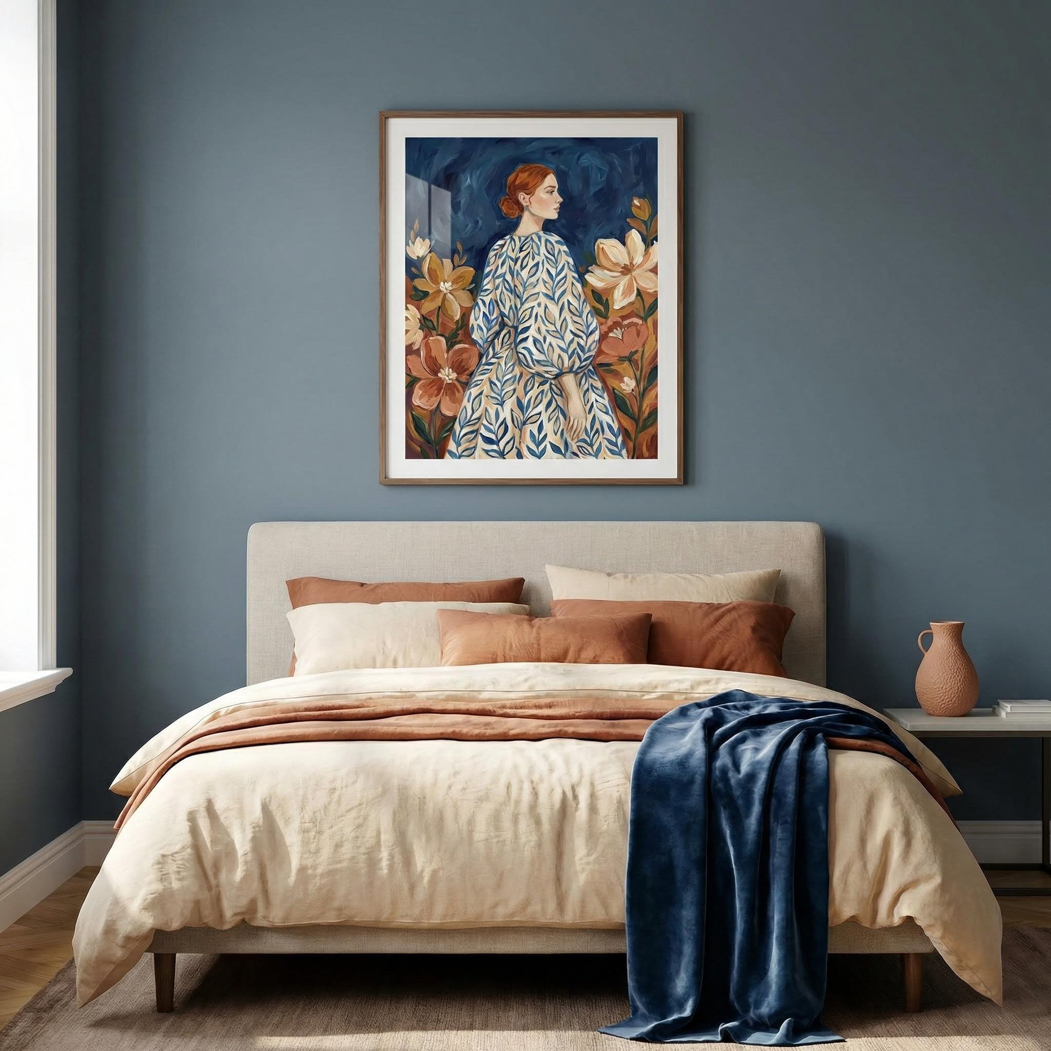 Elegant Floral Portrait