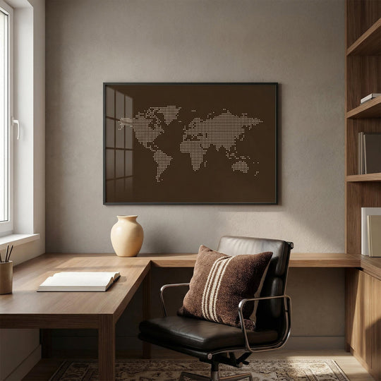 Modernes Kartenplakat