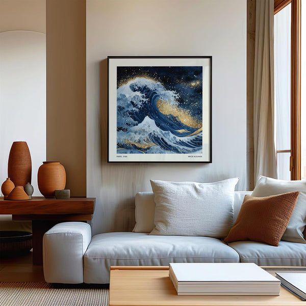 serene wall art of the ocean for tranquil spaces