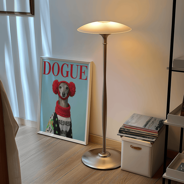 Italian Greyhound Wall Art with colorful design, home office print