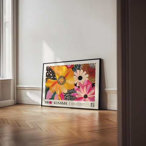 Bold flower design for bright and creative wall decor.