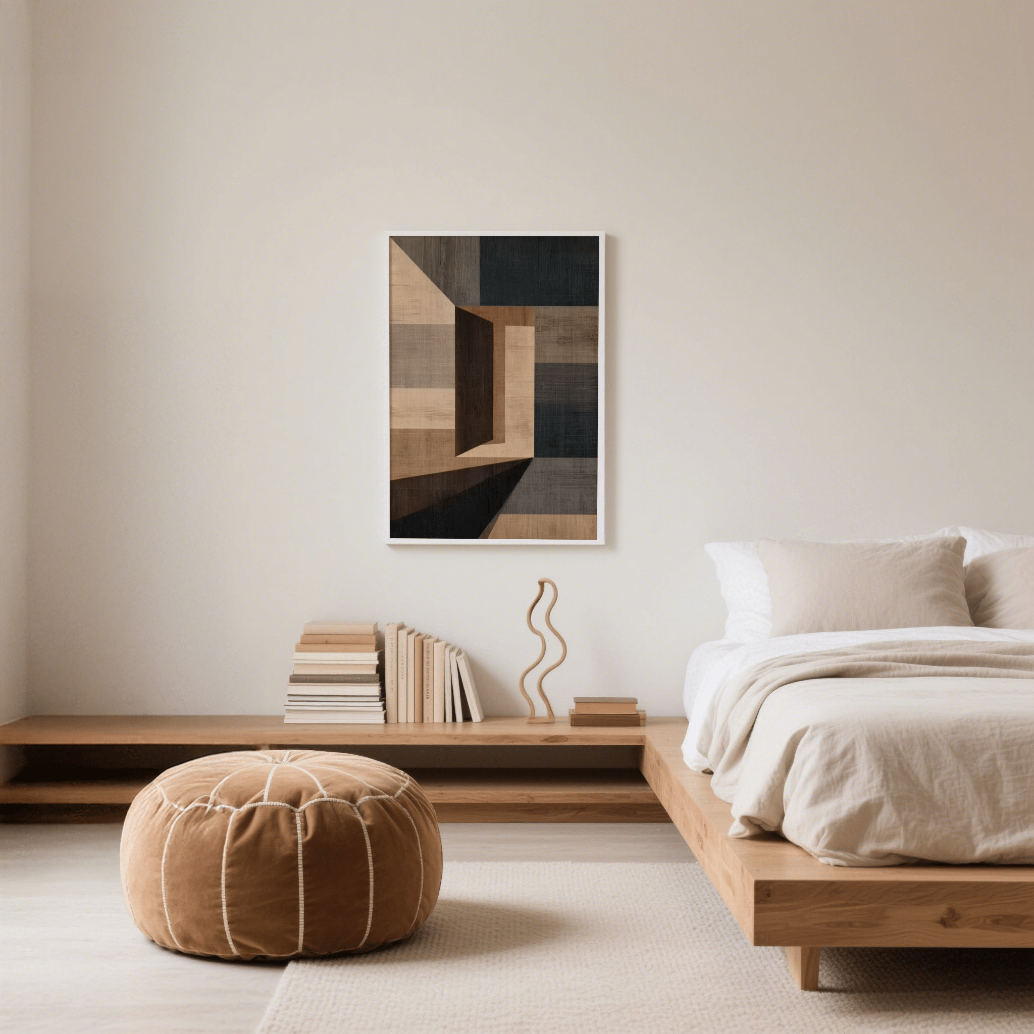 Geometric Block Print