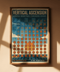Middle area of Abstract Sports Wall Art featuring stacked basketball motifs and dotted bounce lines