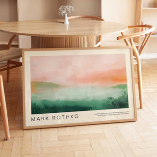 Tranquil pastel colored wall art for calm modern spaces