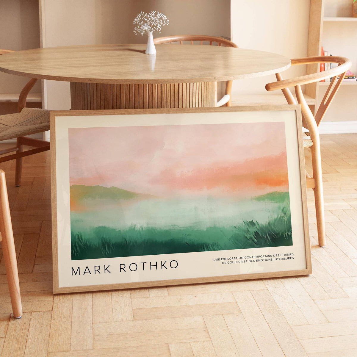 Tranquil pastel colored wall art for calm modern spaces