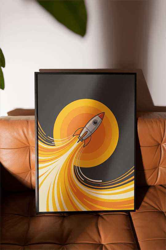 Affiche Voyage de Fusée