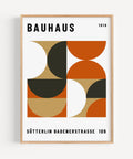 Bauhaus geometric design poster for contemporary spaces
