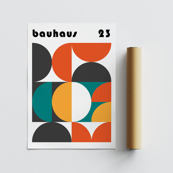 Modern MCM wall art with vibrant abstract patterns