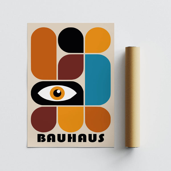 Large geometric shapes wall art for office or studio