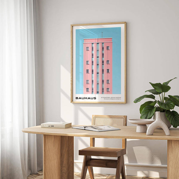 Soft yet structured architecture art prints ideal for hallway walls