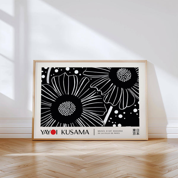 Matte finish art print for floral horizontal wall hanging