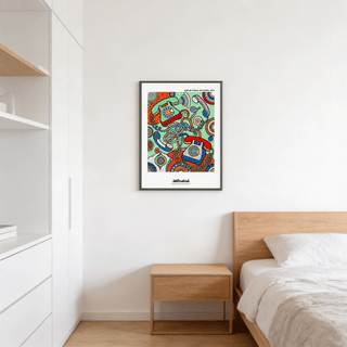 Vintage Telephone Art Print featuring “DREAM SIGNAL NETWORK, 1978” text at top
