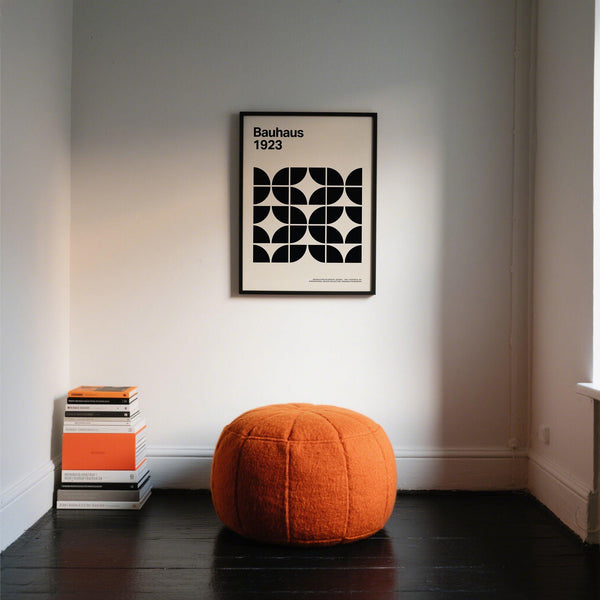 Clean layout of Pictures for Home Office poster next to shipping tube.