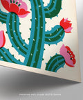 Graphic cactus illustration from Vintage Mexican Wall Art print.